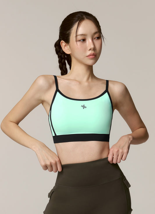 Black Label Signature 360N Double Line Color Block Sports Bra