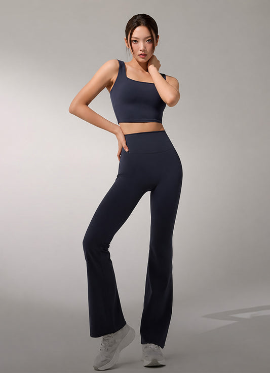 Black Label Signature Power-Rise Bootcut Pants (Long)