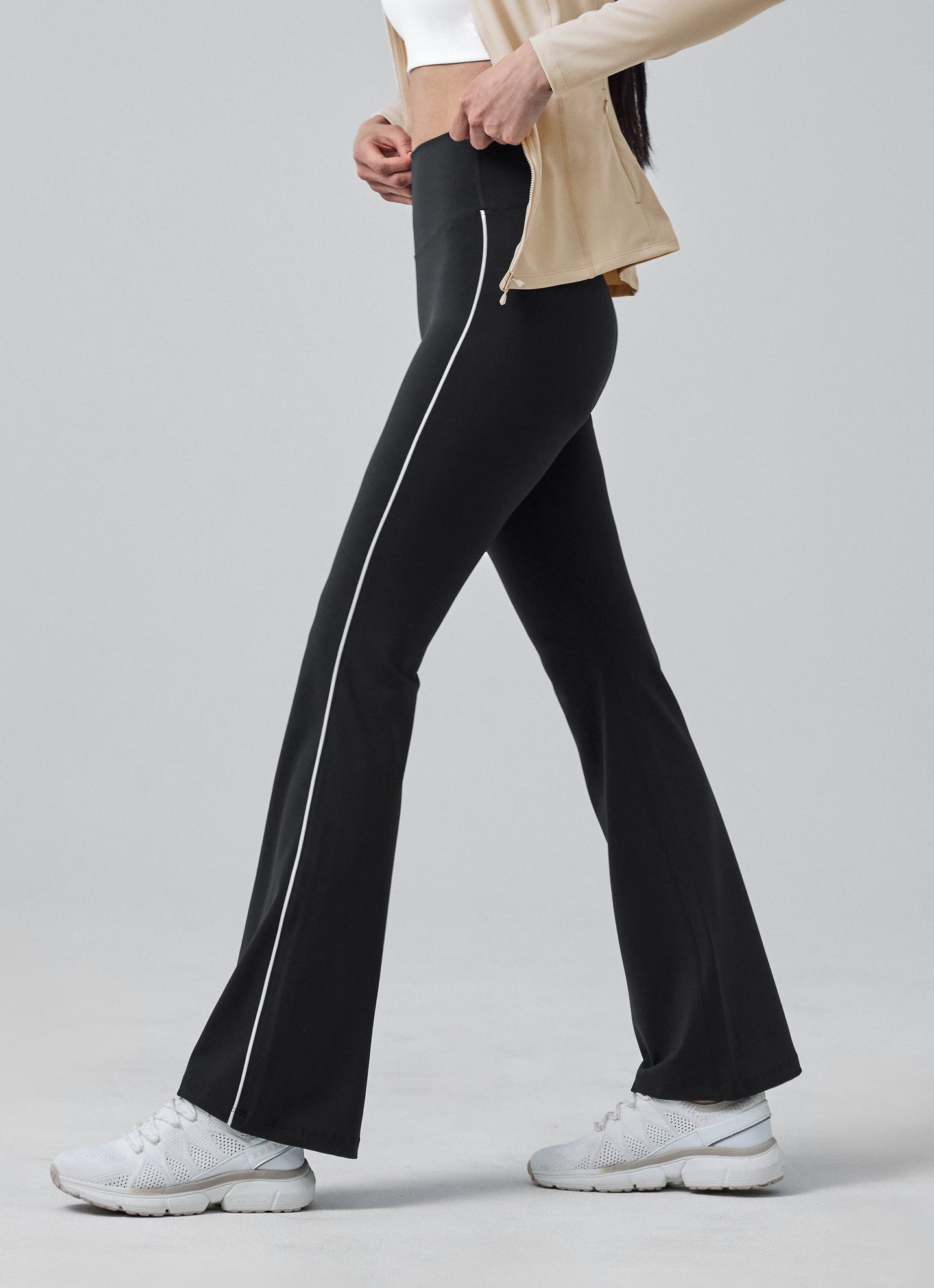 Comfort Fine Piping Boots Cut Leggings