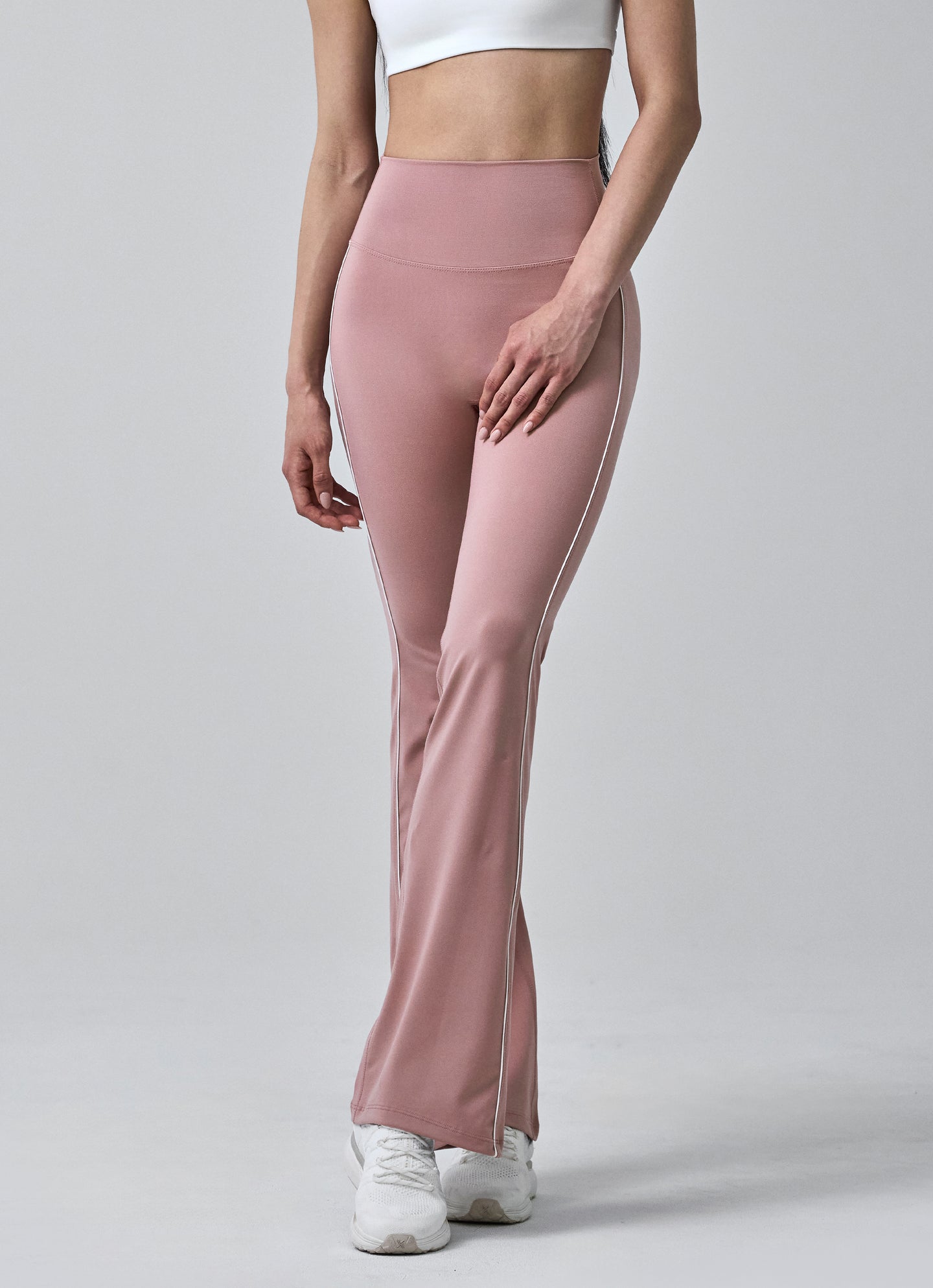 Comfort Fine Piping Boots Cut Leggings