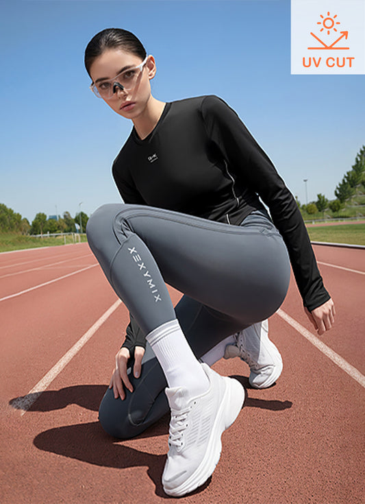 RX Black Label Signature 360N Reflective Piping Running Leggings