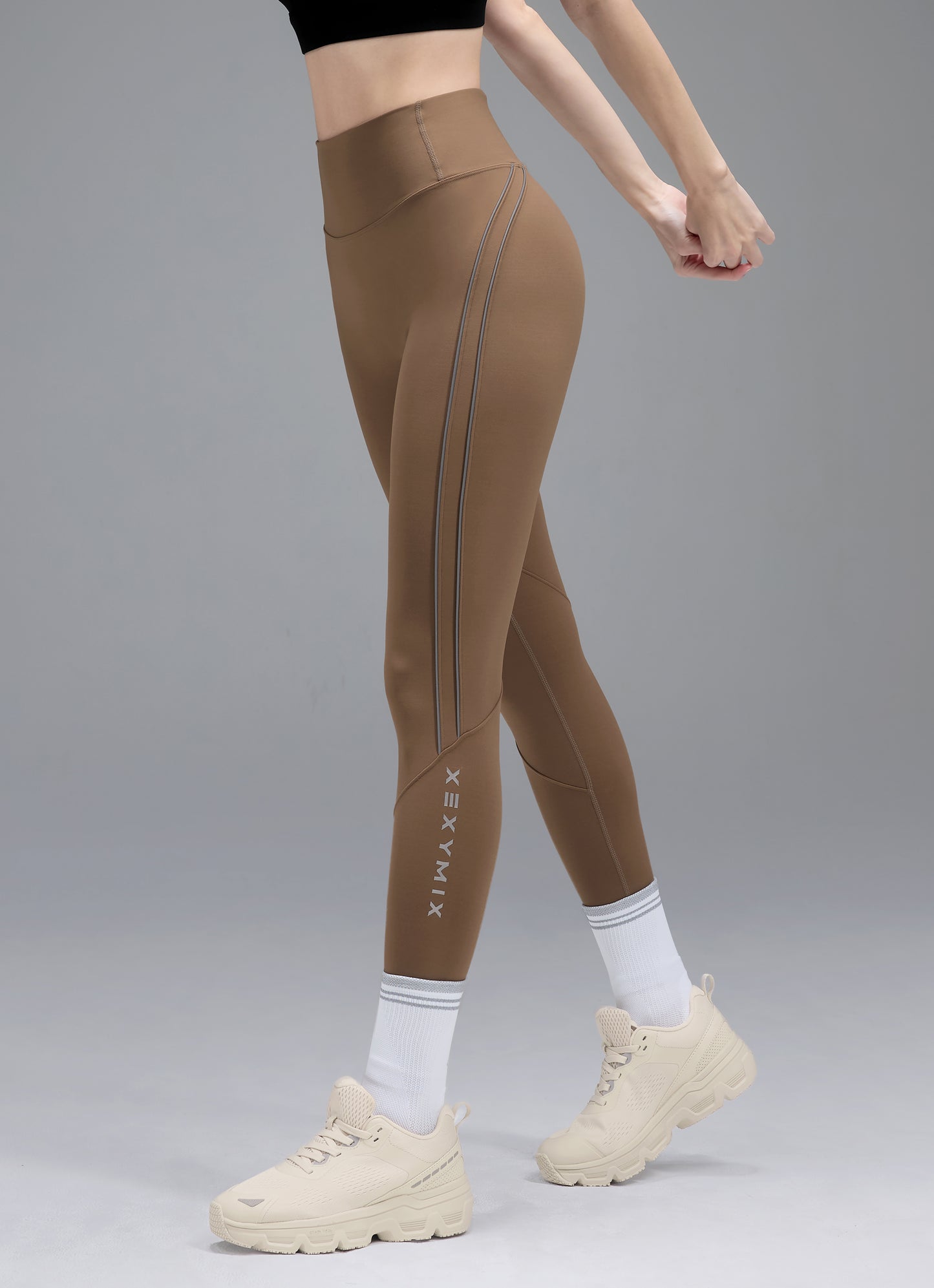 RX Black Label Signature 360N Reflective Piping Running Leggings
