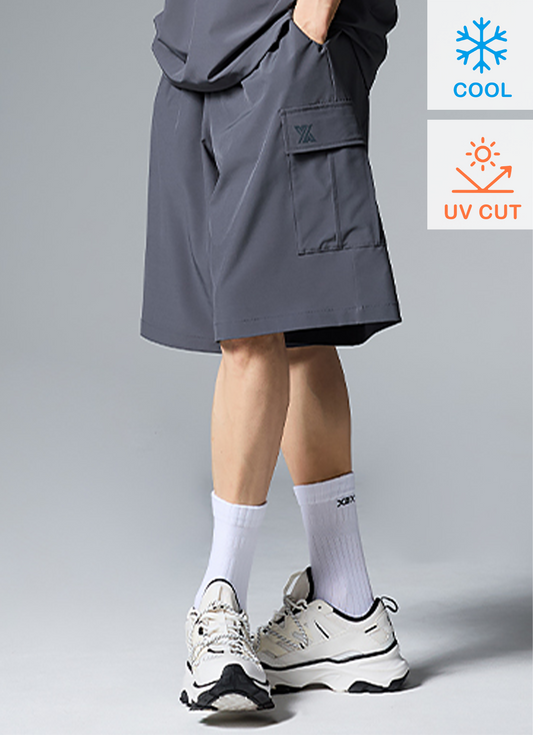 Cool Woven Bermuda Cargo Shorts