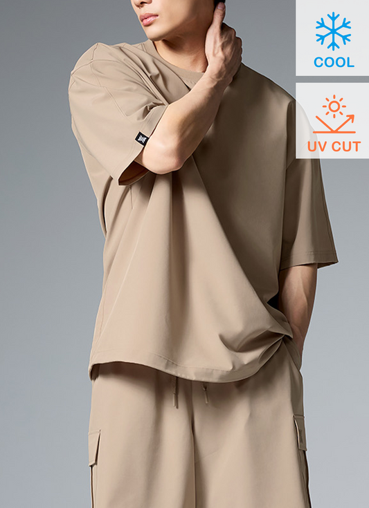 Cool Woven Over fit Short Sleeve