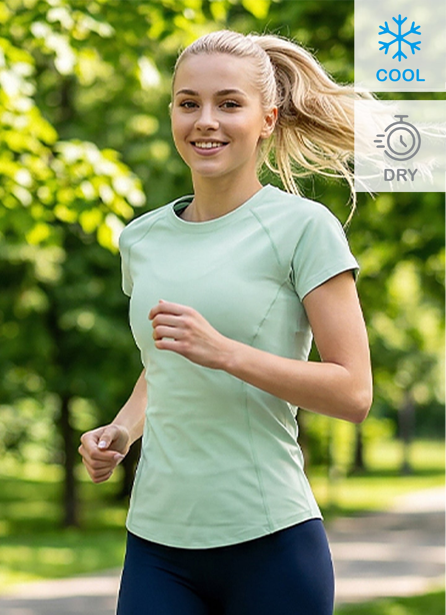 Ice Feather Short Sleeve T-shirt