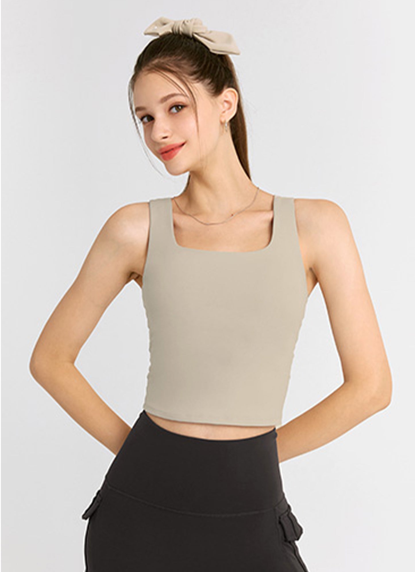 Soft Square Neck Bra