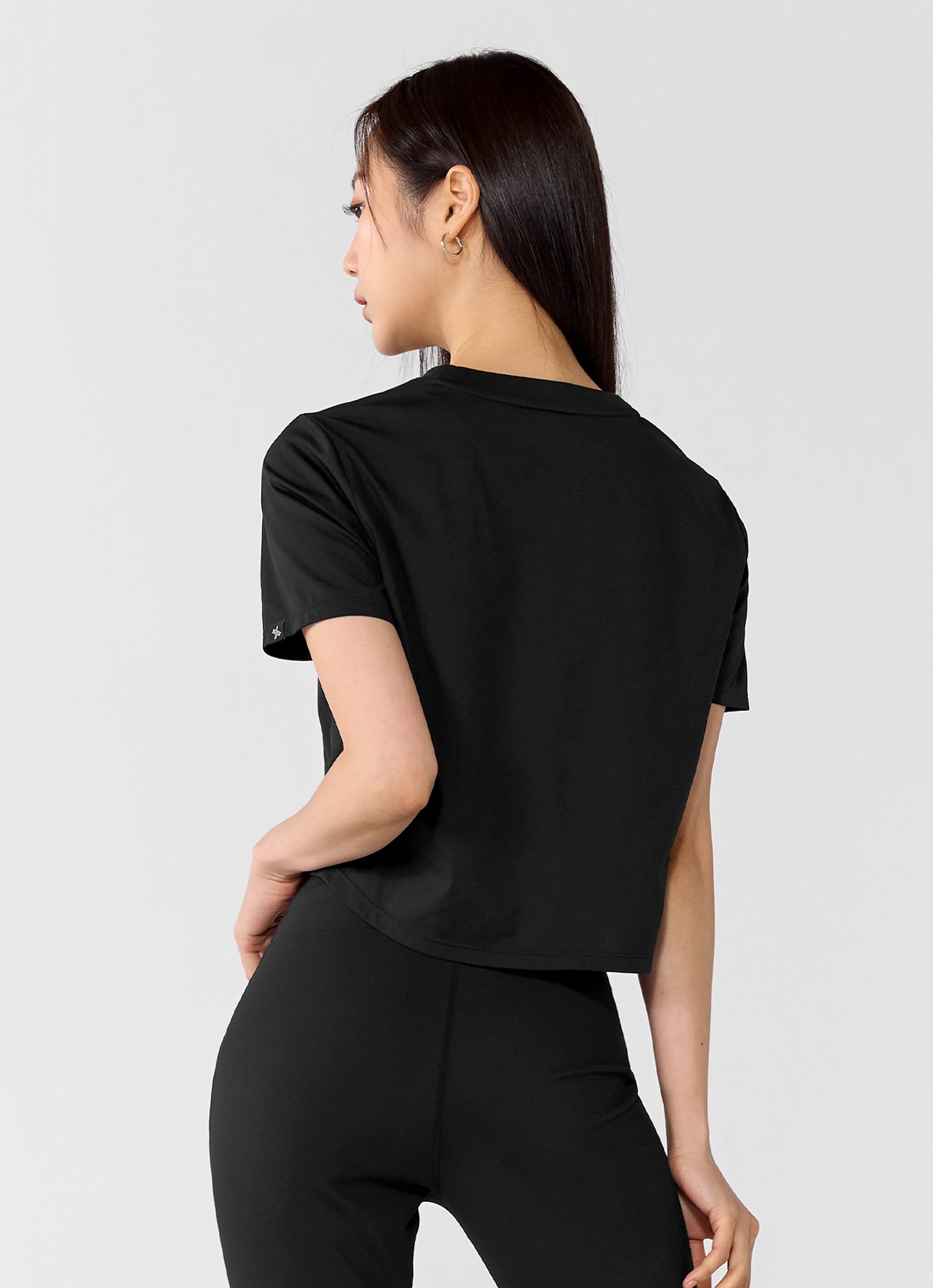 Basic Stretch Crop T-shirts
