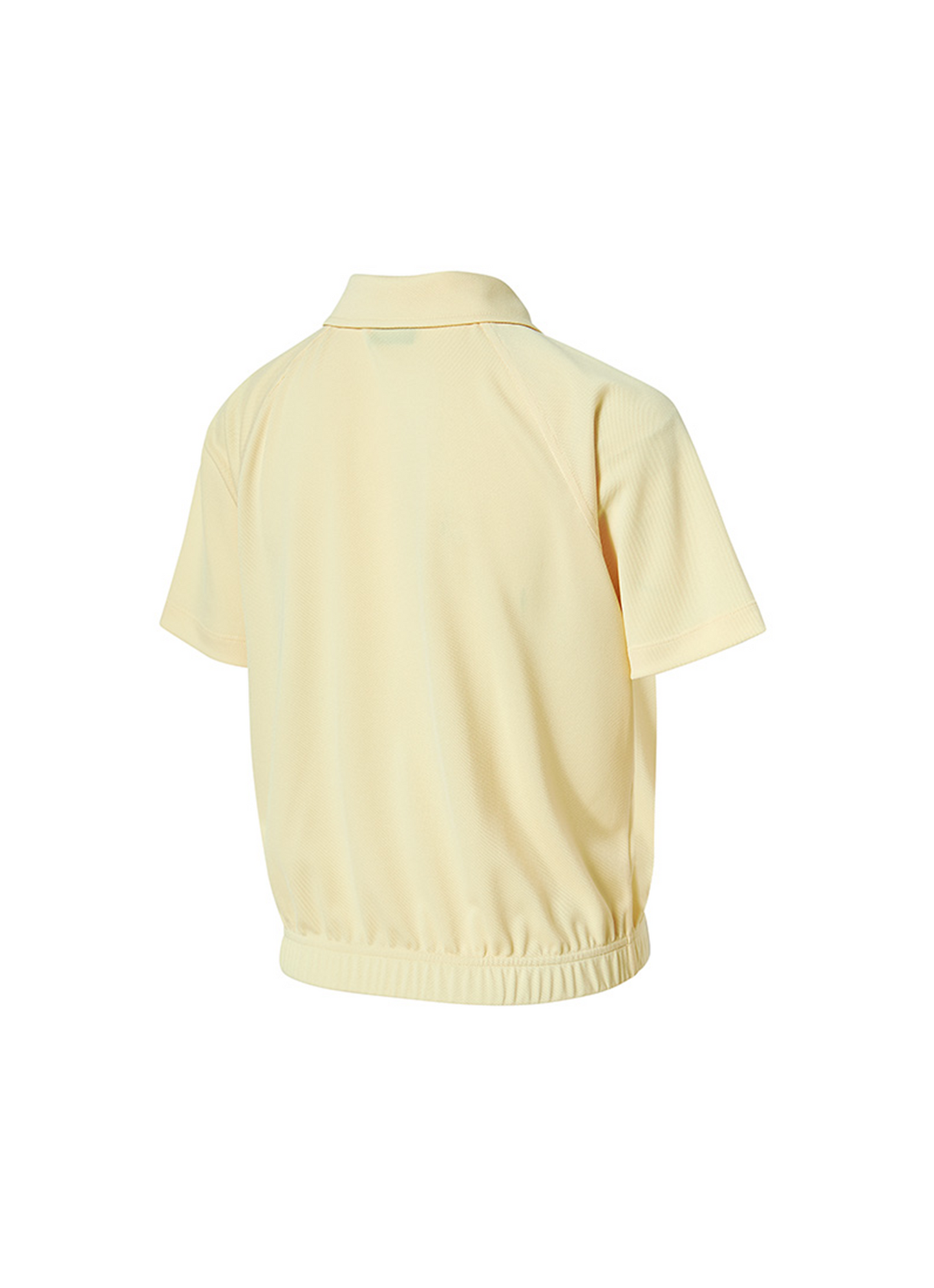 Soft Pique Half Zip Up Short Sleeve