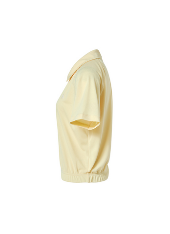 Soft Pique Half Zip Up Short Sleeve