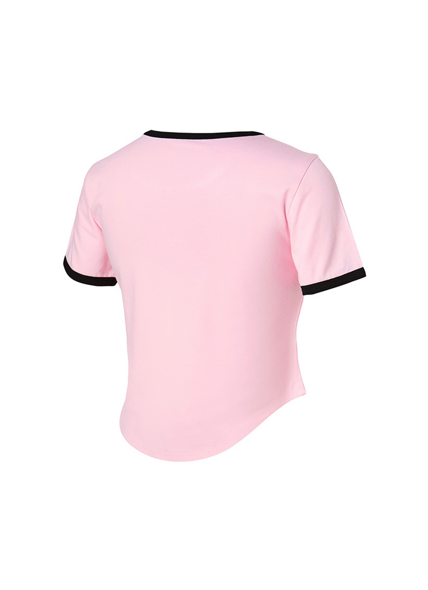 Soft Line Color Block Crop Top