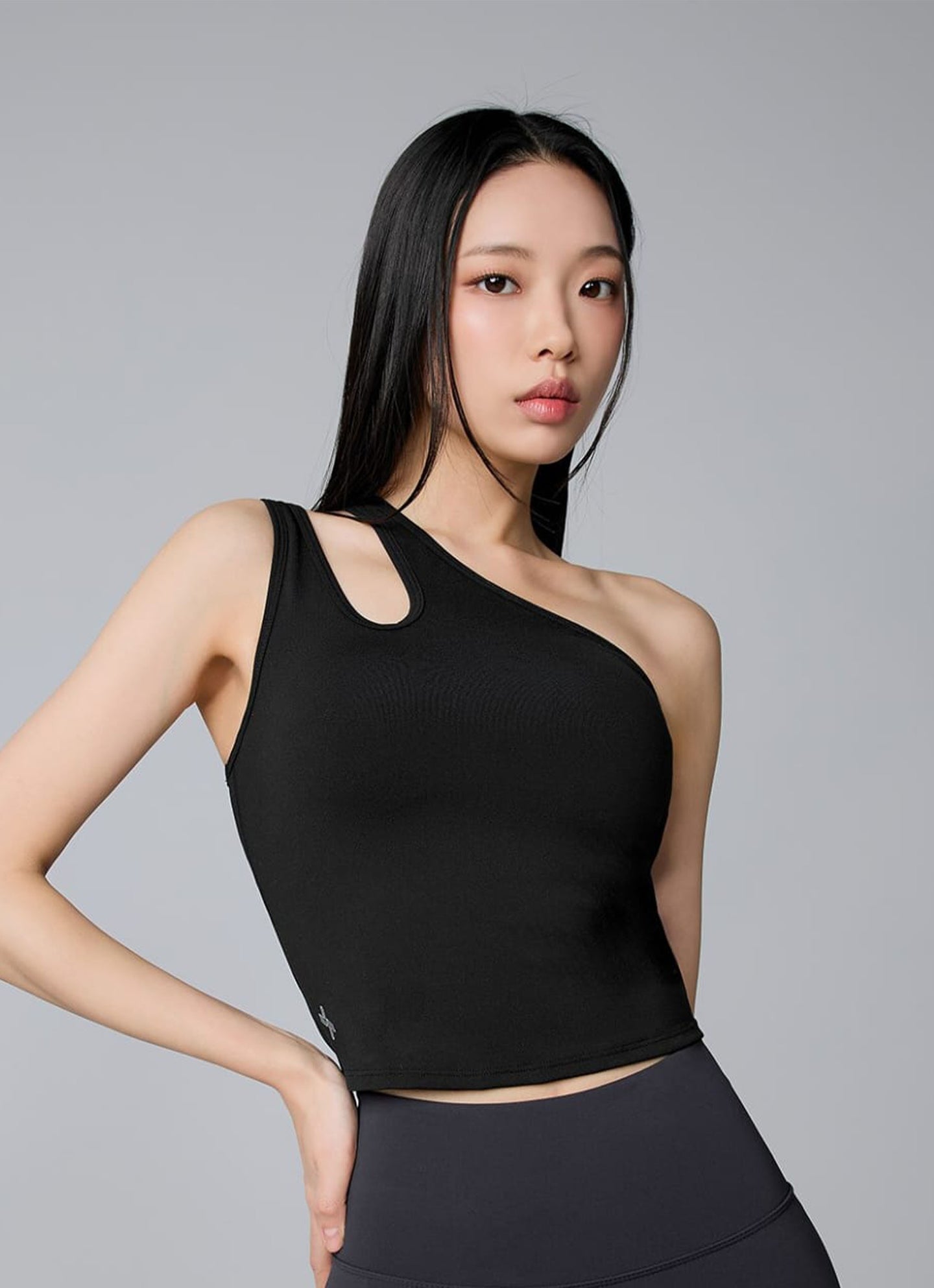 XELLA Intension Cut Out One Shoulder Bra Top