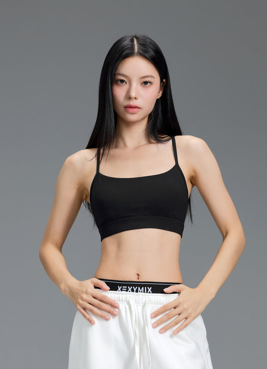 Black Label Signature Breath Racerback Bra Top