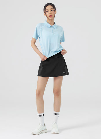 Back Pleats 2-in-1 Skirts