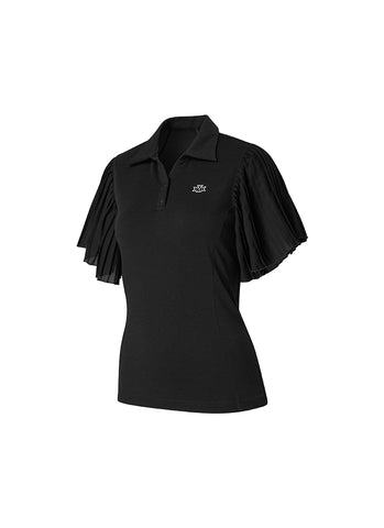 Golf Pleated Polo Short Sleeve