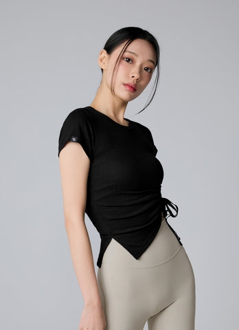 Air Bounce Shirring Short Sleeve