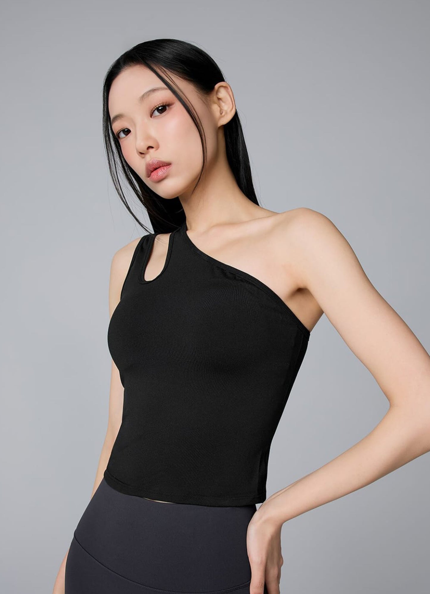 XELLA Intension Cut Out One Shoulder Bra Top