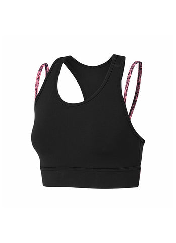 Black Label Signature Power Rise Python Colorblock Bra Top
