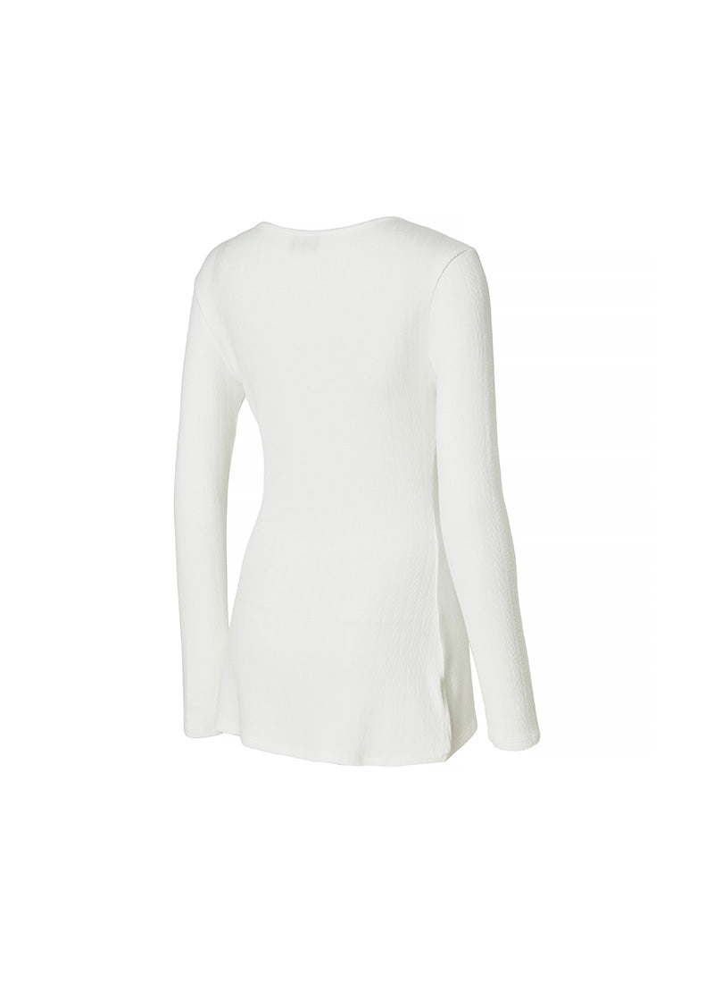 Ribbed Tension Zip-up Cover Cardigan