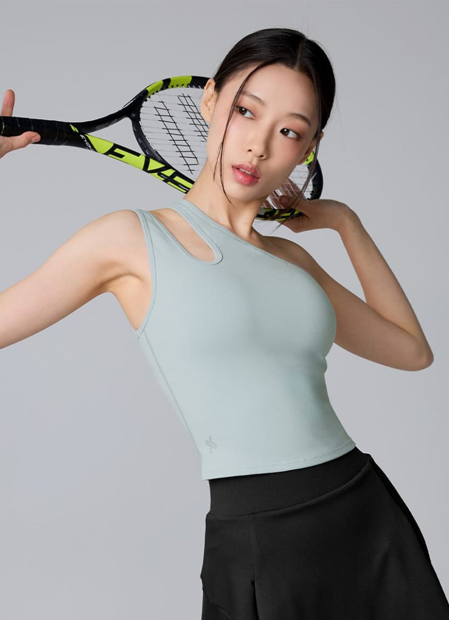 XELLA Intension Cut Out One Shoulder Bra Top