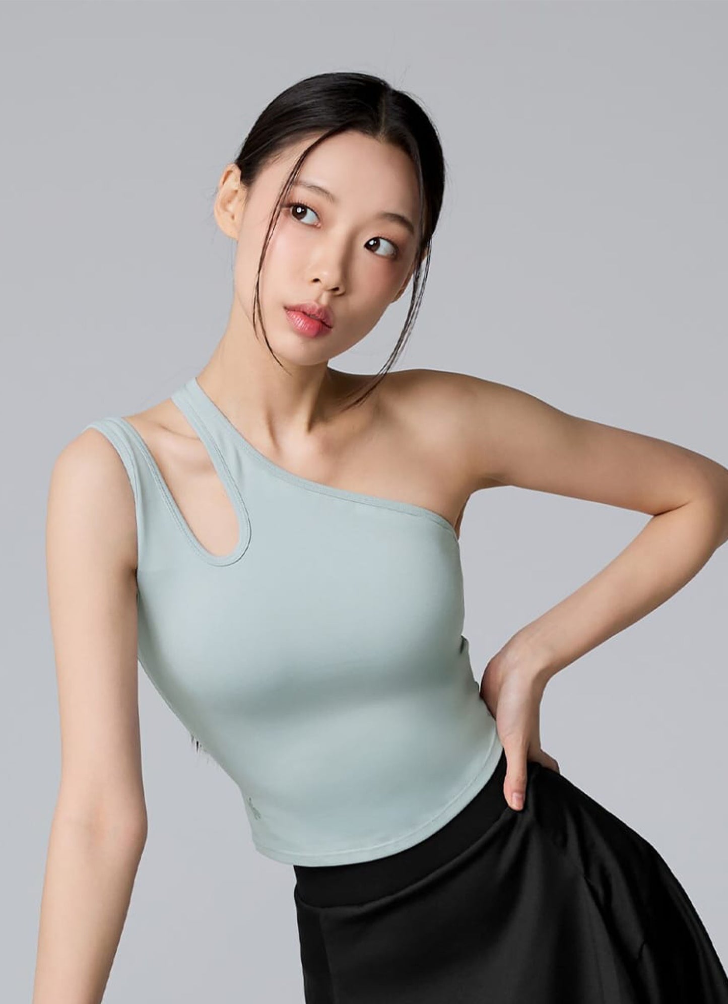 XELLA Intension Cut Out One Shoulder Bra Top