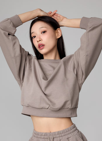 Easy Going Crop Sweatshirt