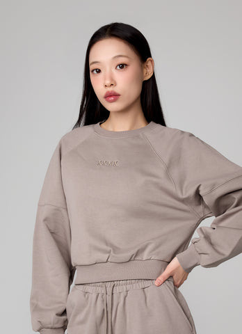 Easy Going Crop Sweatshirt