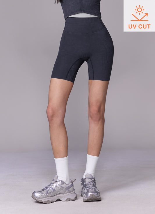 Washing Ribbed 3.5" Leggings