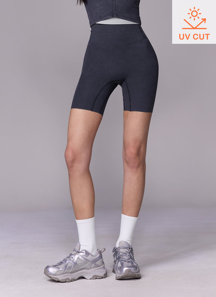 Washing Ribbed 3.5" Leggings