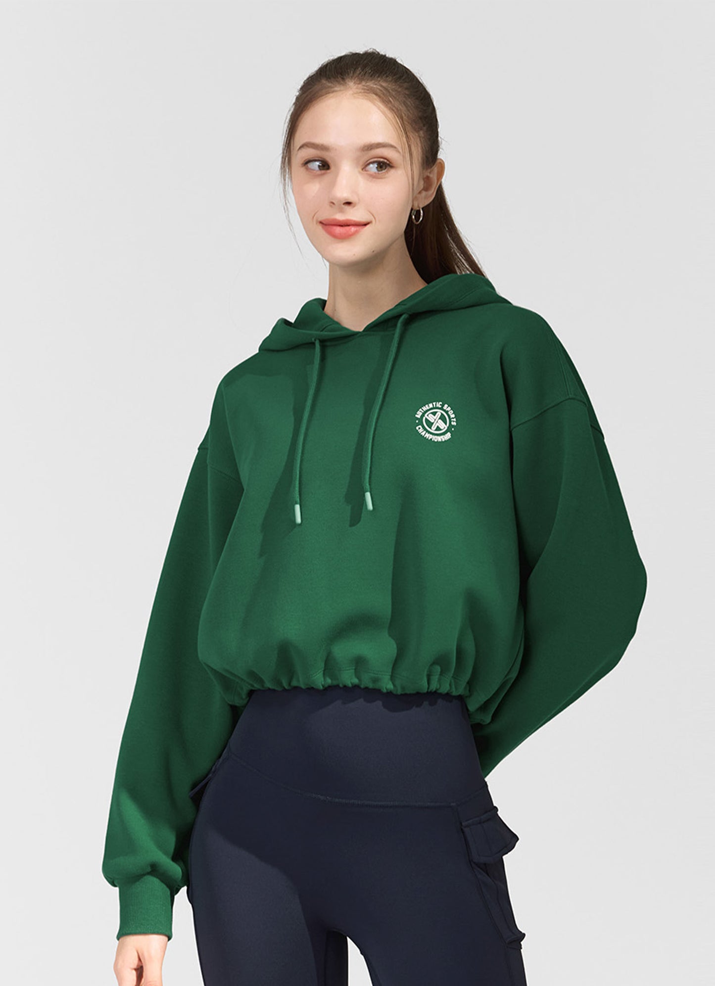Soft Cushion String Crop Hood