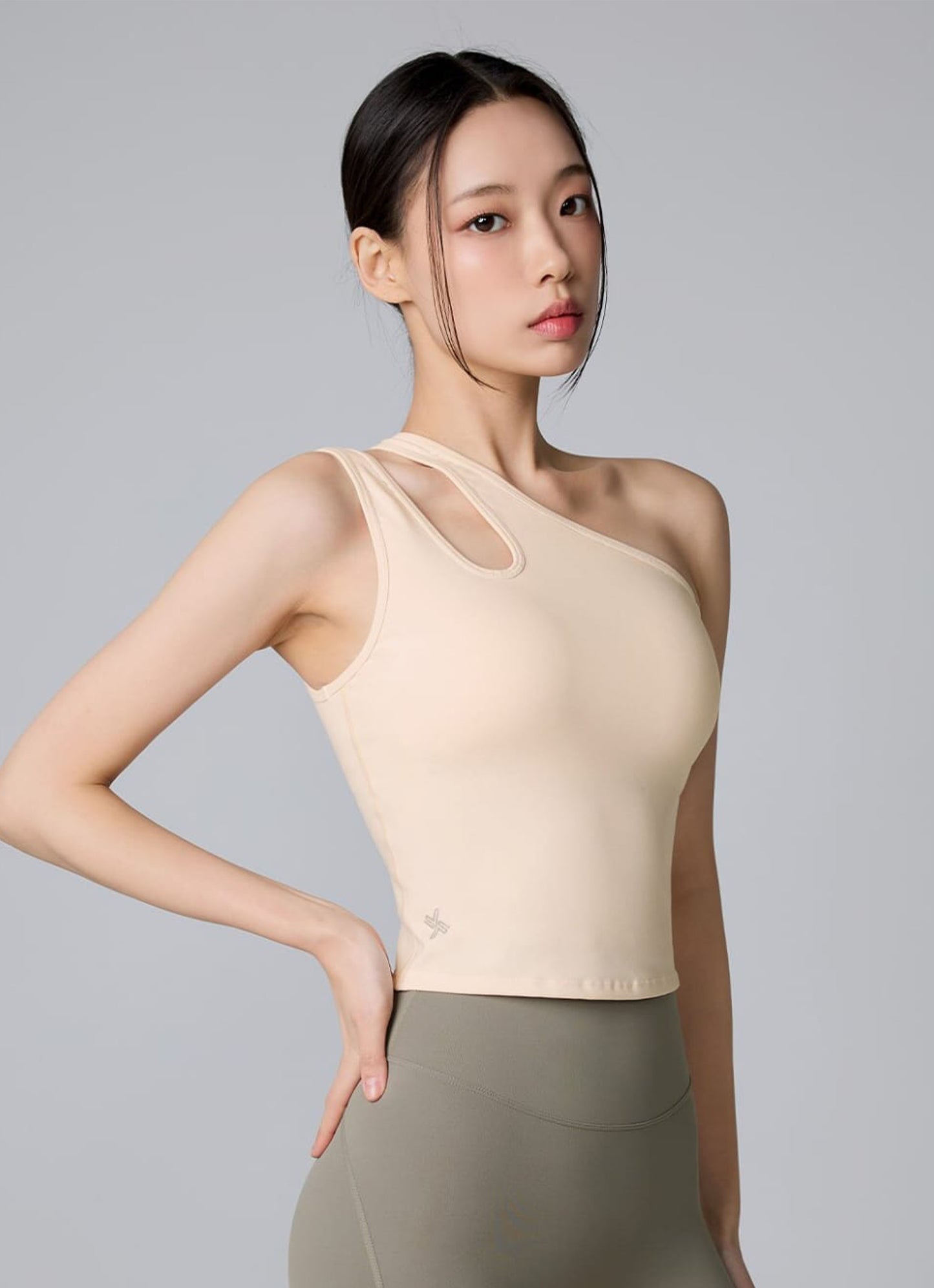 XELLA Intension Cut Out One Shoulder Bra Top