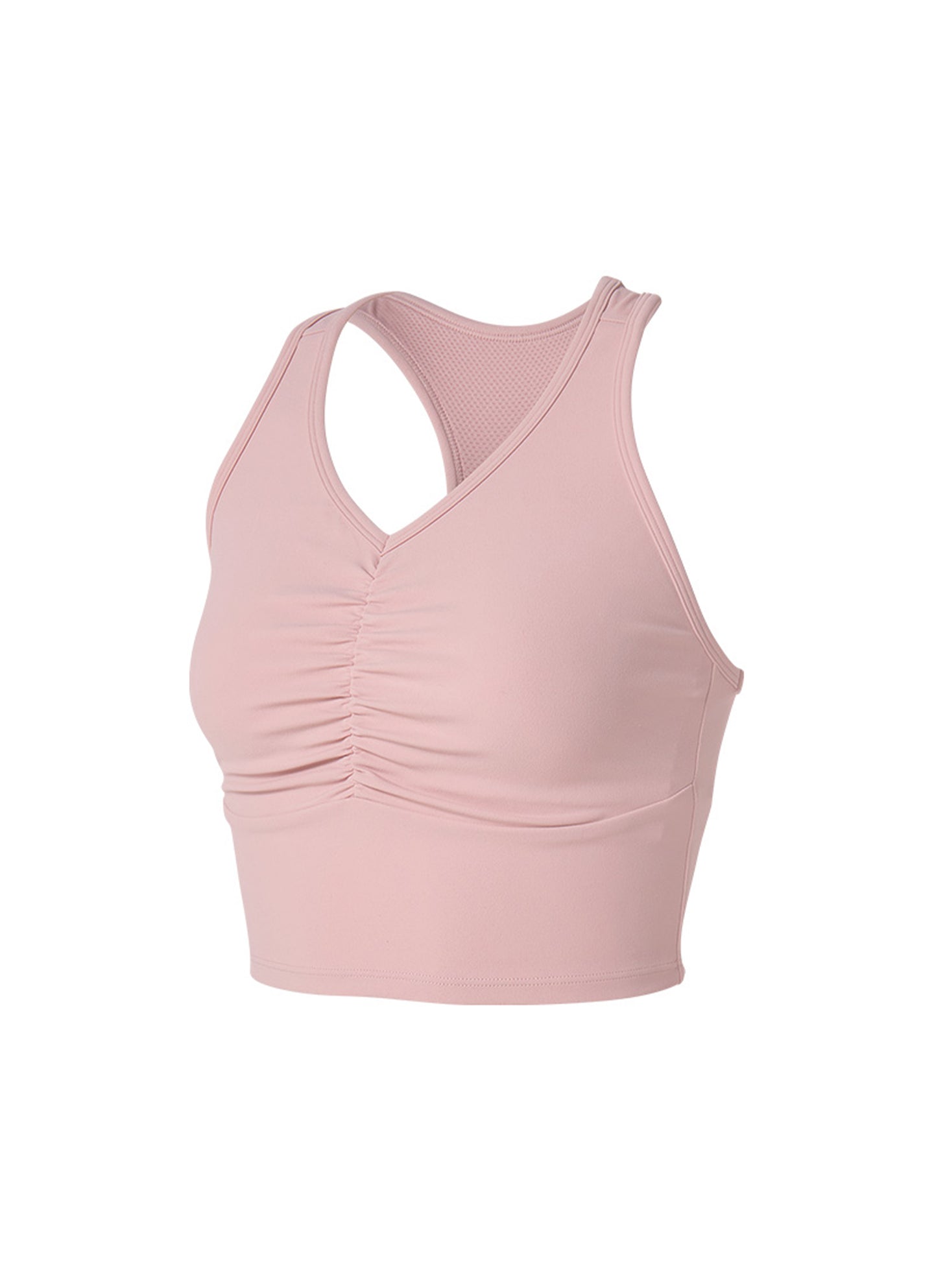 Black Label Signature Power Rise Shirring Crop Top