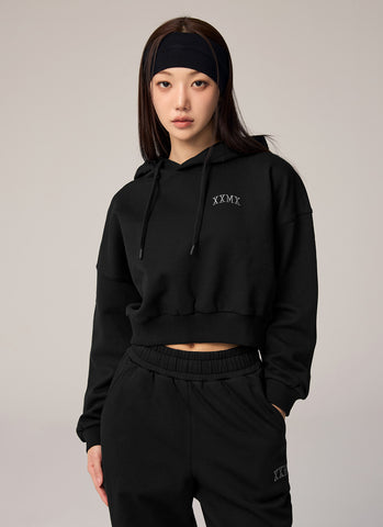 Warm Cotton Crop Hoodie