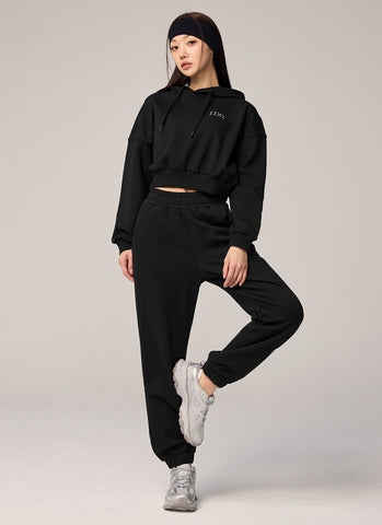 Warm Cotton Crop Hoodie