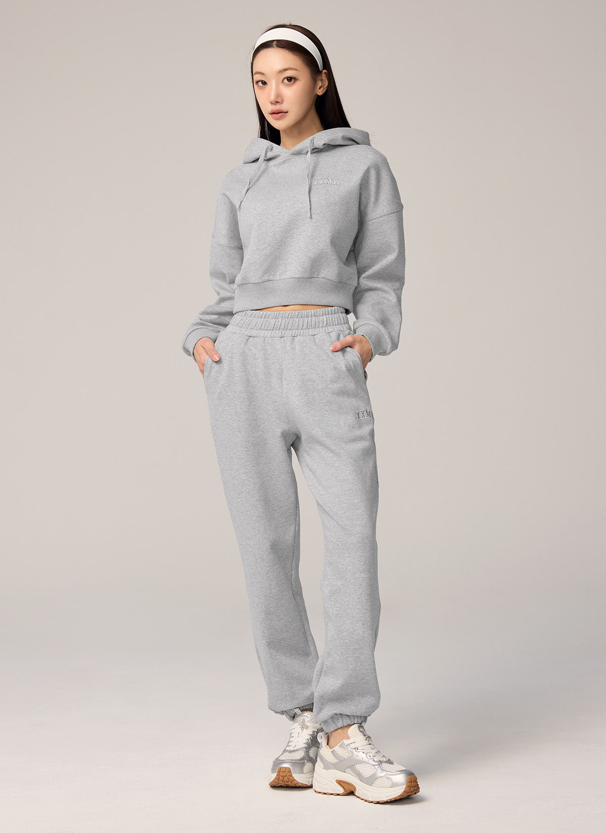 Warm Cotton Crop Hoodie