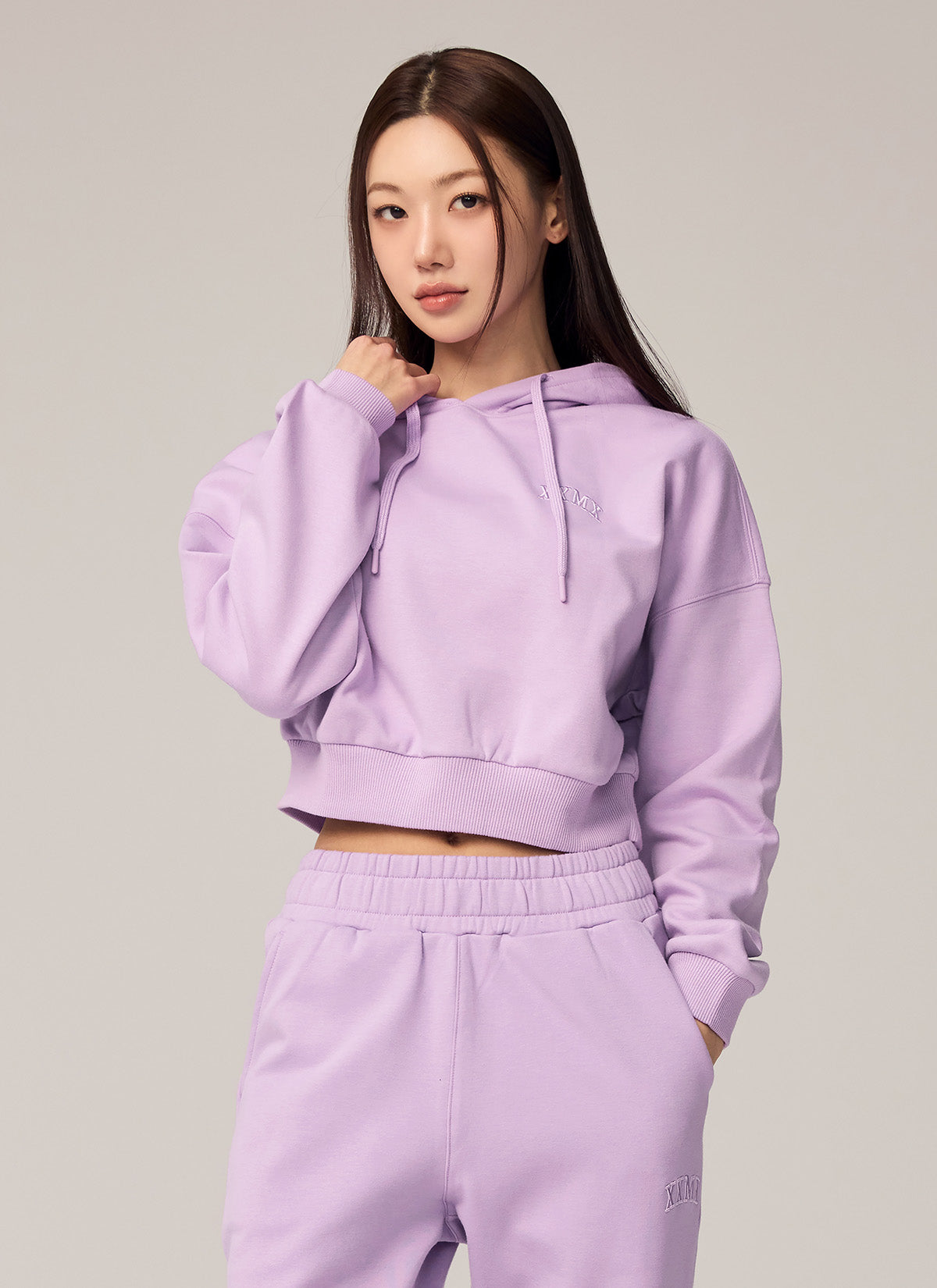 Warm Cotton Crop Hoodie