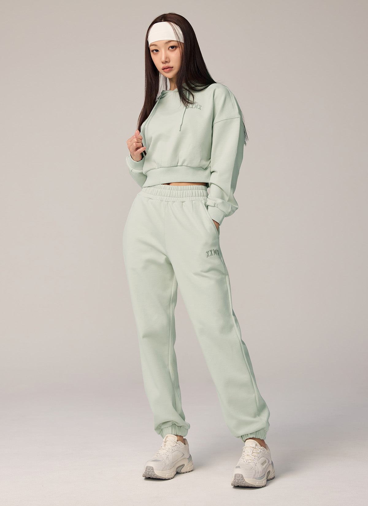 Warm Cotton Crop Hoodie