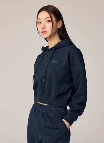 Warm Cotton Crop Hoodie