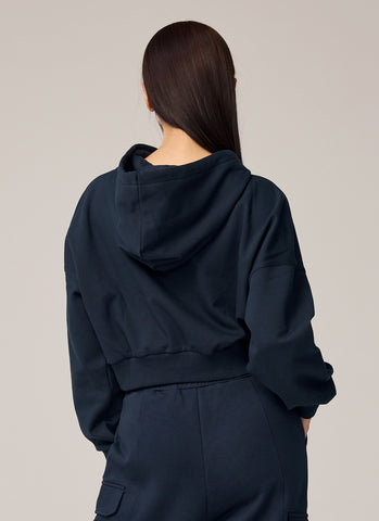 Warm Cotton Crop Hoodie