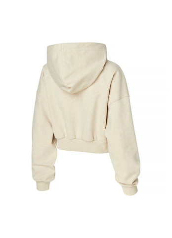 Warm Cotton Crop Hood Zip-up