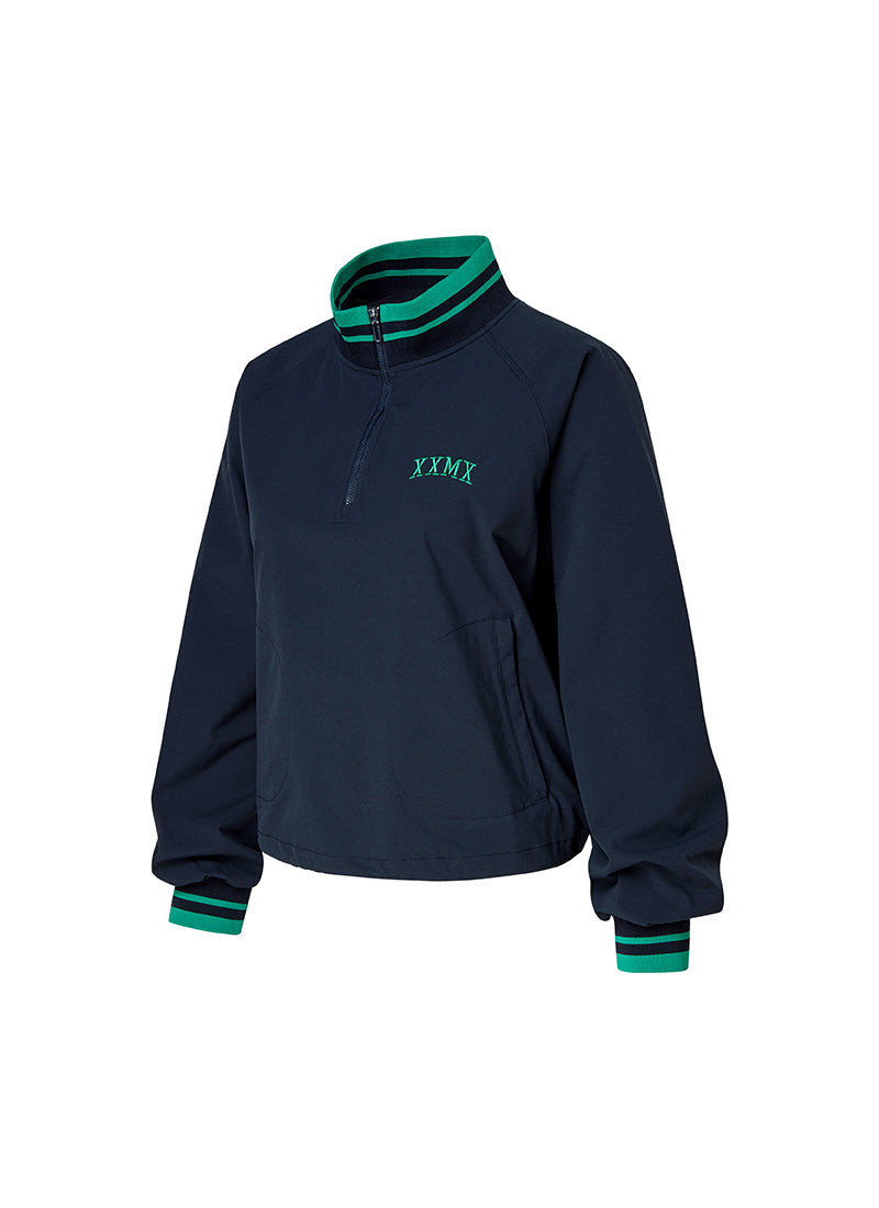 Point Half Zip-up Anorak