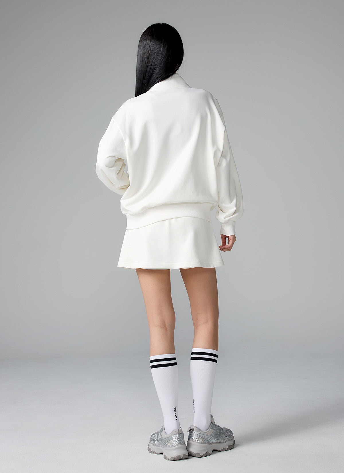 Soft Cotton Two-in-One Sports Skirt