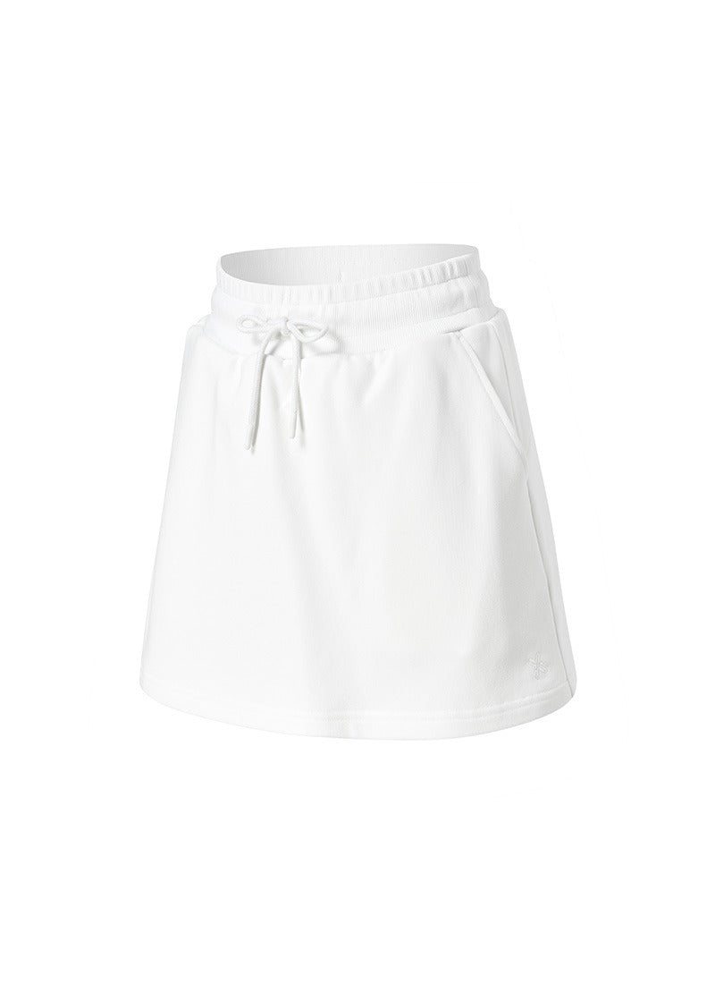 Soft Cotton Two-in-One Sports Skirt