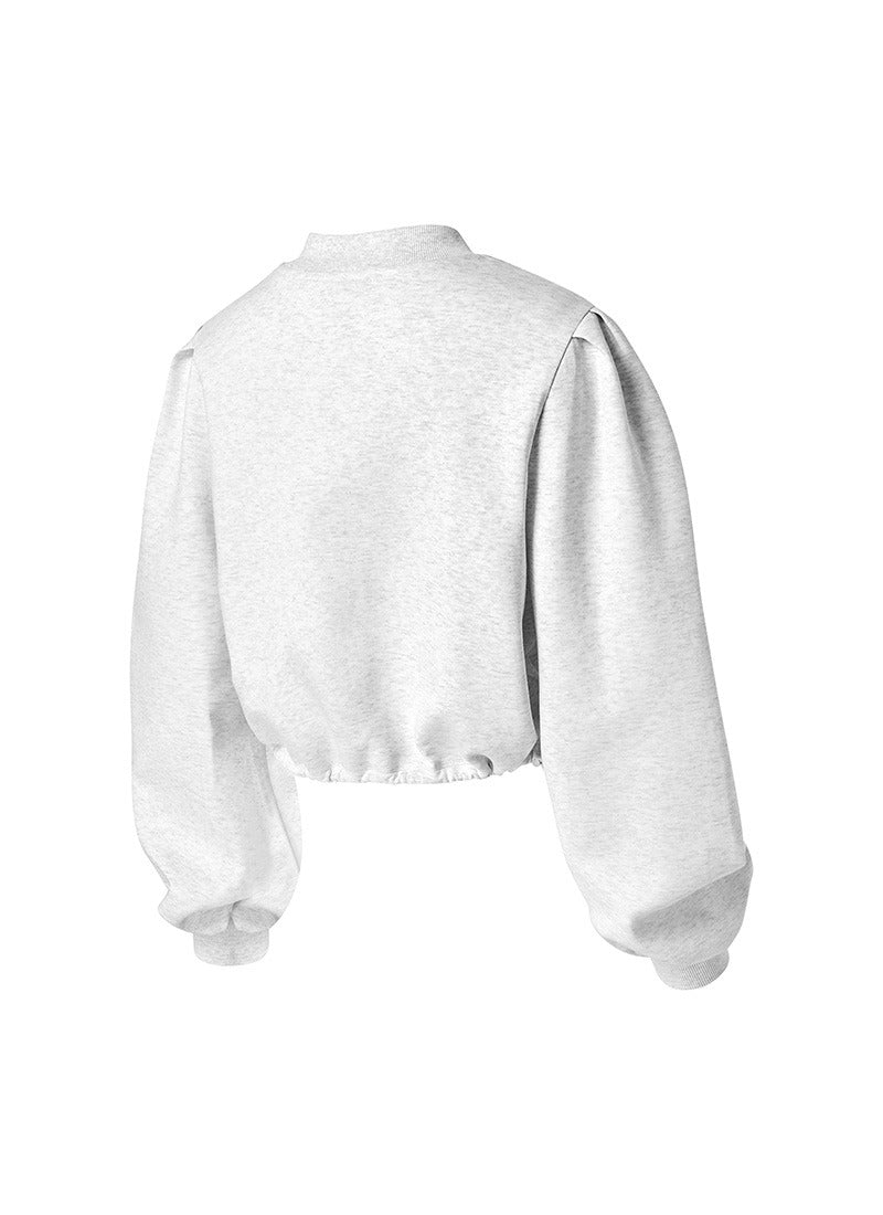 Volume Puff Zip Up Sports Jacket