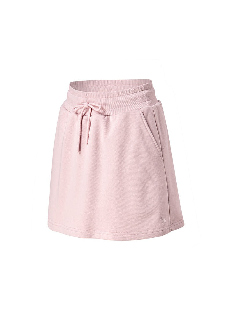 Soft Cotton Two-in-One Sports Skirt