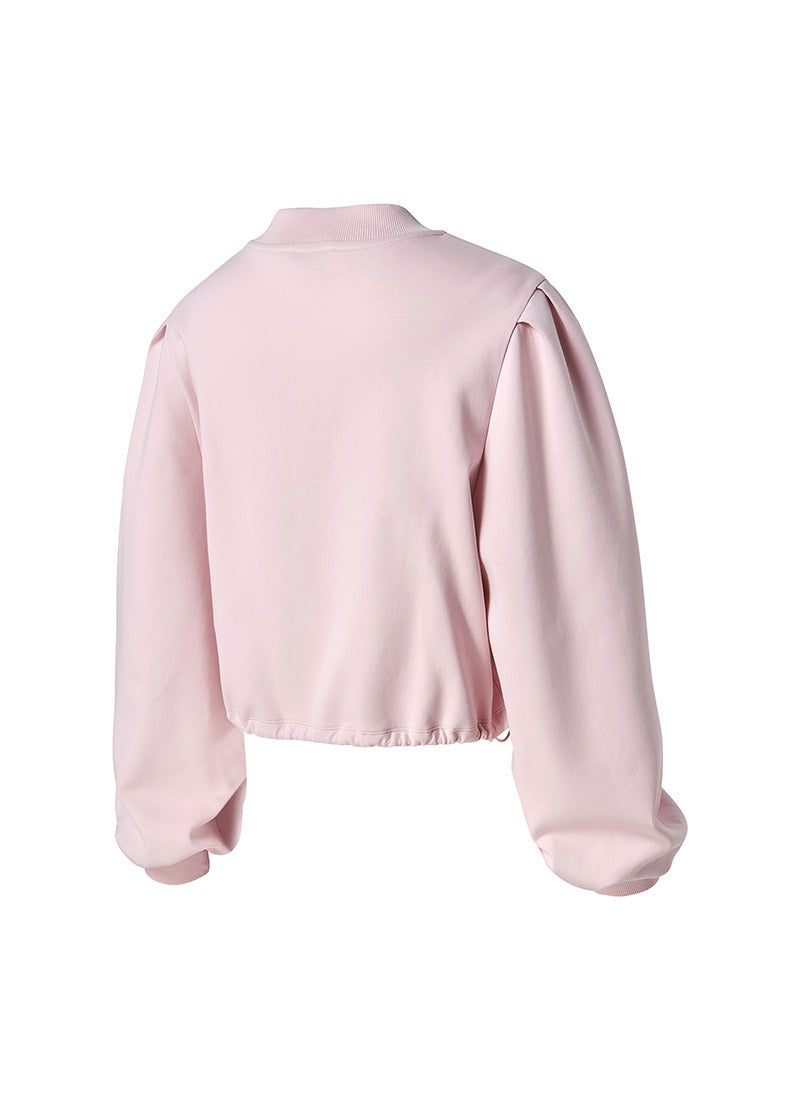 Volume Puff Zip Up Sports Jacket