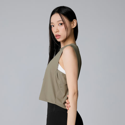 Daily Feather Cover Up Sleeveless