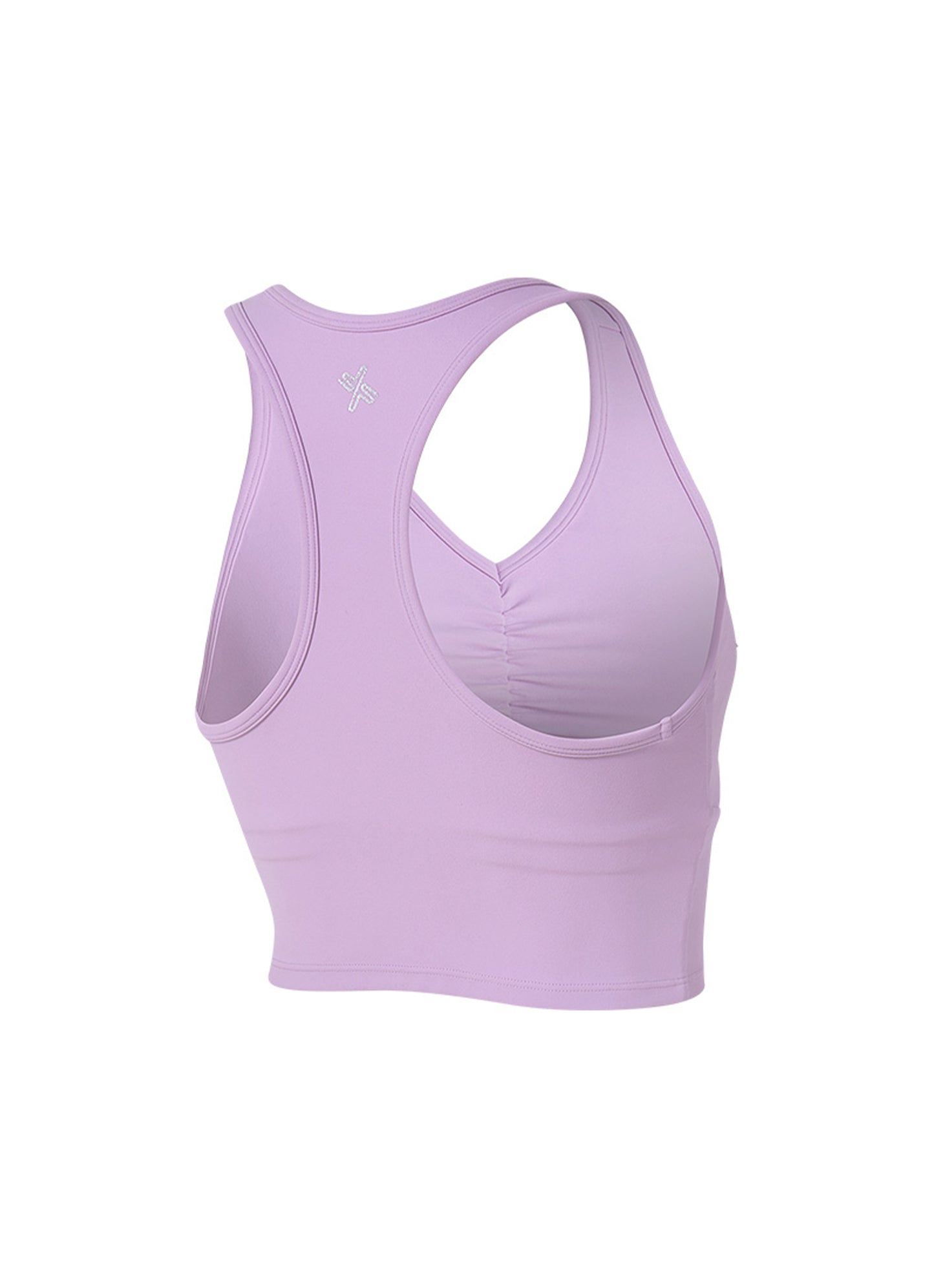 Black Label Signature Power Rise Shirring Crop Top