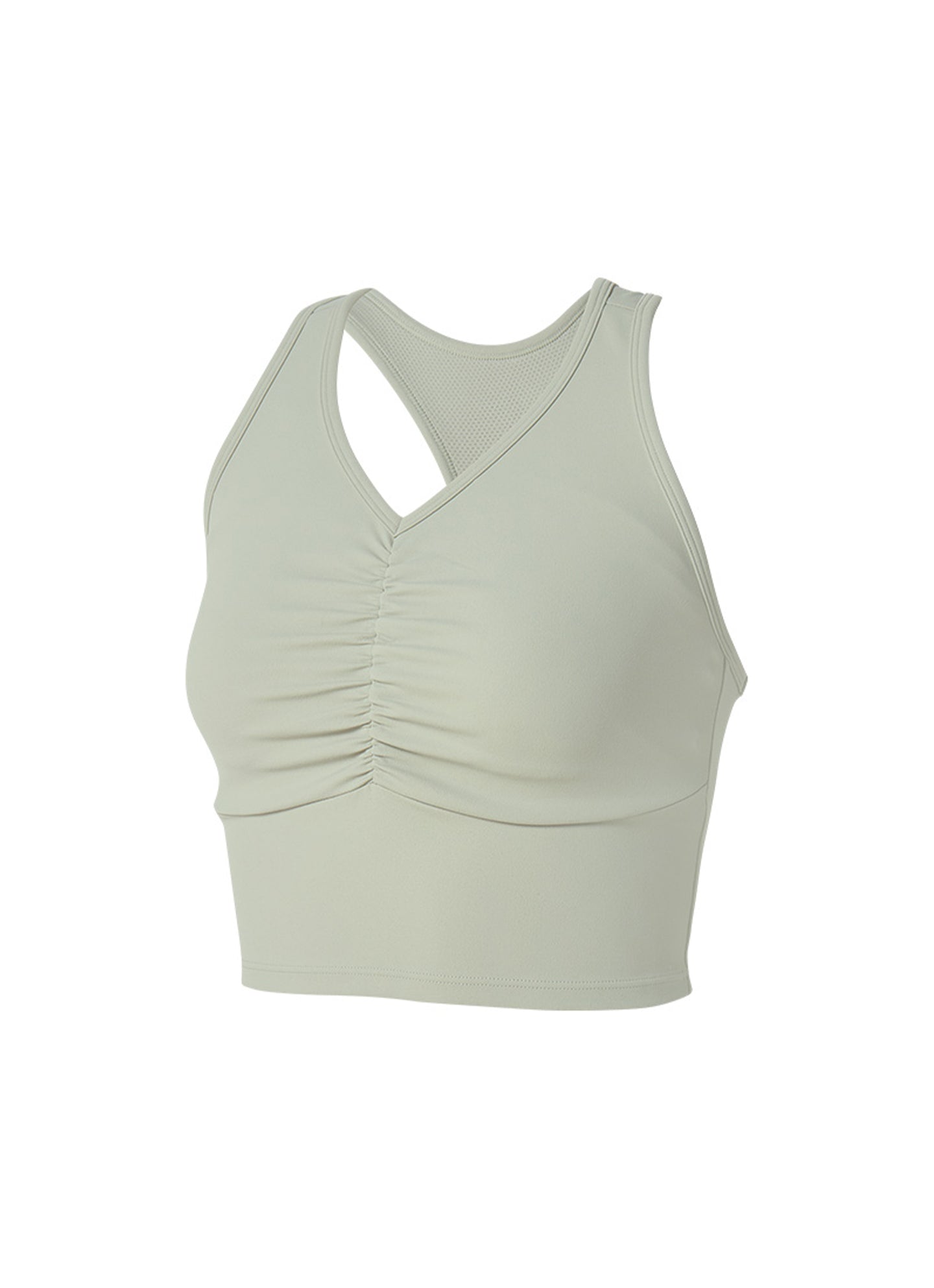 Black Label Signature Power Rise Shirring Crop Top