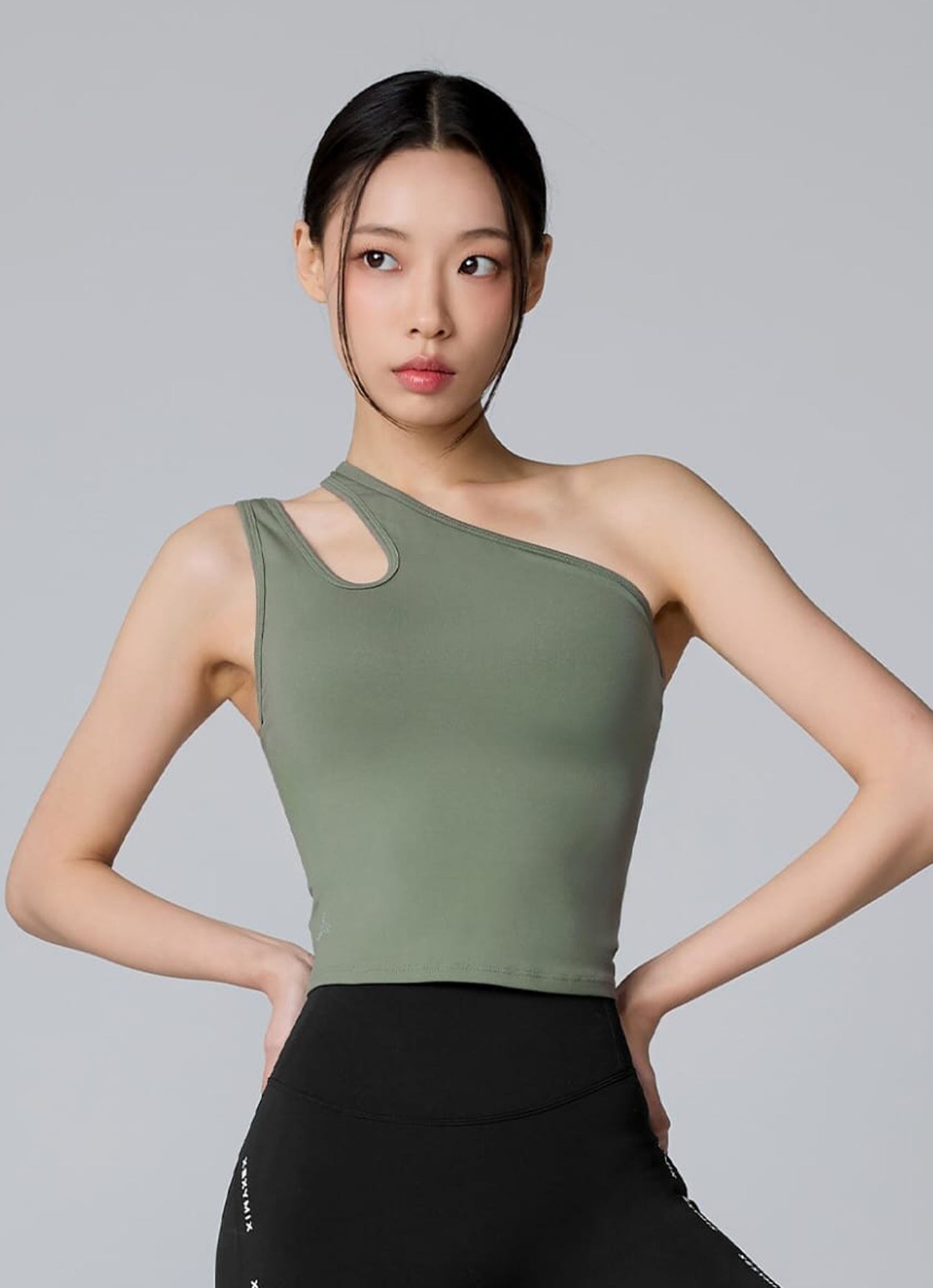 XELLA Intension Cut Out One Shoulder Bra Top
