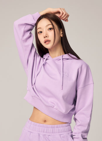 Warm Cotton Crop Hoodie